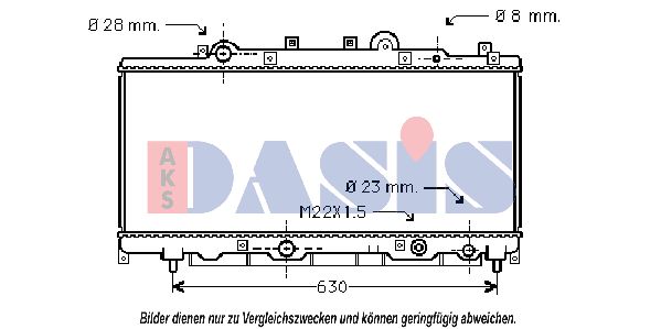 AKS DASIS Radiaator,mootorijahutus 300006N